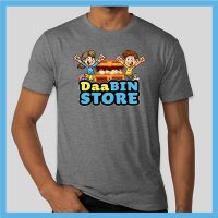 DaaBIN Store Grey Heathered T-Shirt